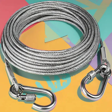 Stainless Steel PVC Coated Clothesline - FREE Shipping