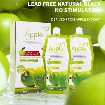 Original Apple Hair Colour in Pakistan | Apple Hair Colour 96 Dark Brown – Natural Black, Ammonia-Free, Authentic